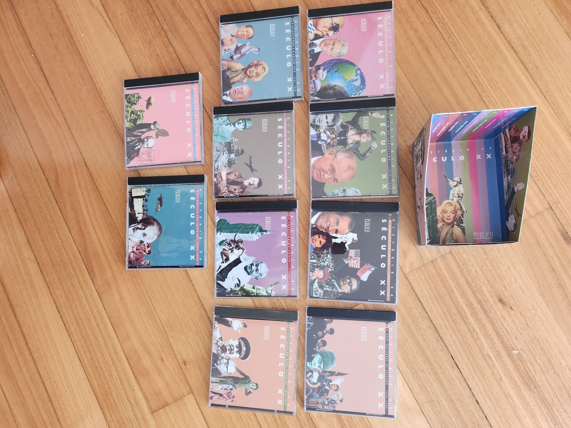 Coleção 10 DVD História Séc XX "Público"