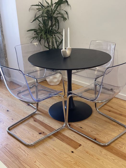 IKEA Tobias Transparent Chairs – Modern & Stylish