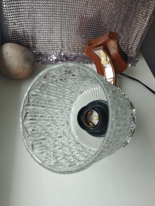 Ссср лампа бра, люстра скляна, вінтаж