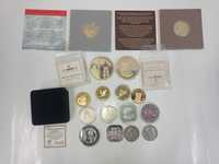 Jan Paweł II + inni -  kolekcja monet, medali, beatyfikacja, tiara