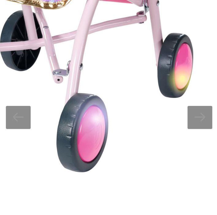 Коляска для ляльки BABY BORN День Народження - Яскраві вогники