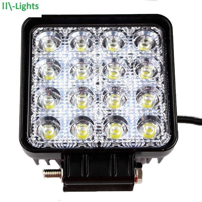 Projector Foco Trabalho Led8cm / 10cm  Quadrado  12v