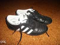 Chuteiras Adidas Pretas Novas em Pele
