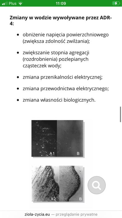 Krazek dysk ADR 4 polepszajacy jakosc wody