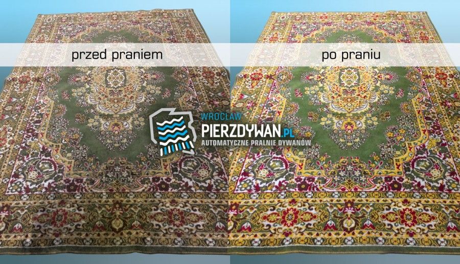 Pranie dywanów wełnianych