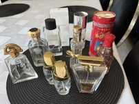 Puste flakony Estee Lauder Givenchy Versace Lancome Dolce&Gabbana Klei