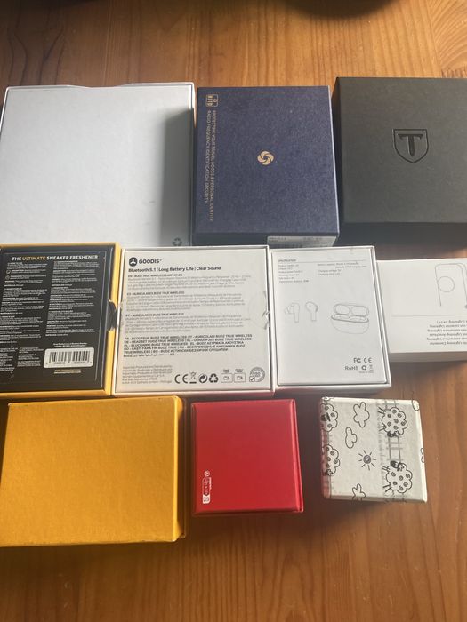 Lote de 10 caixas pequenas Vazias de cartão