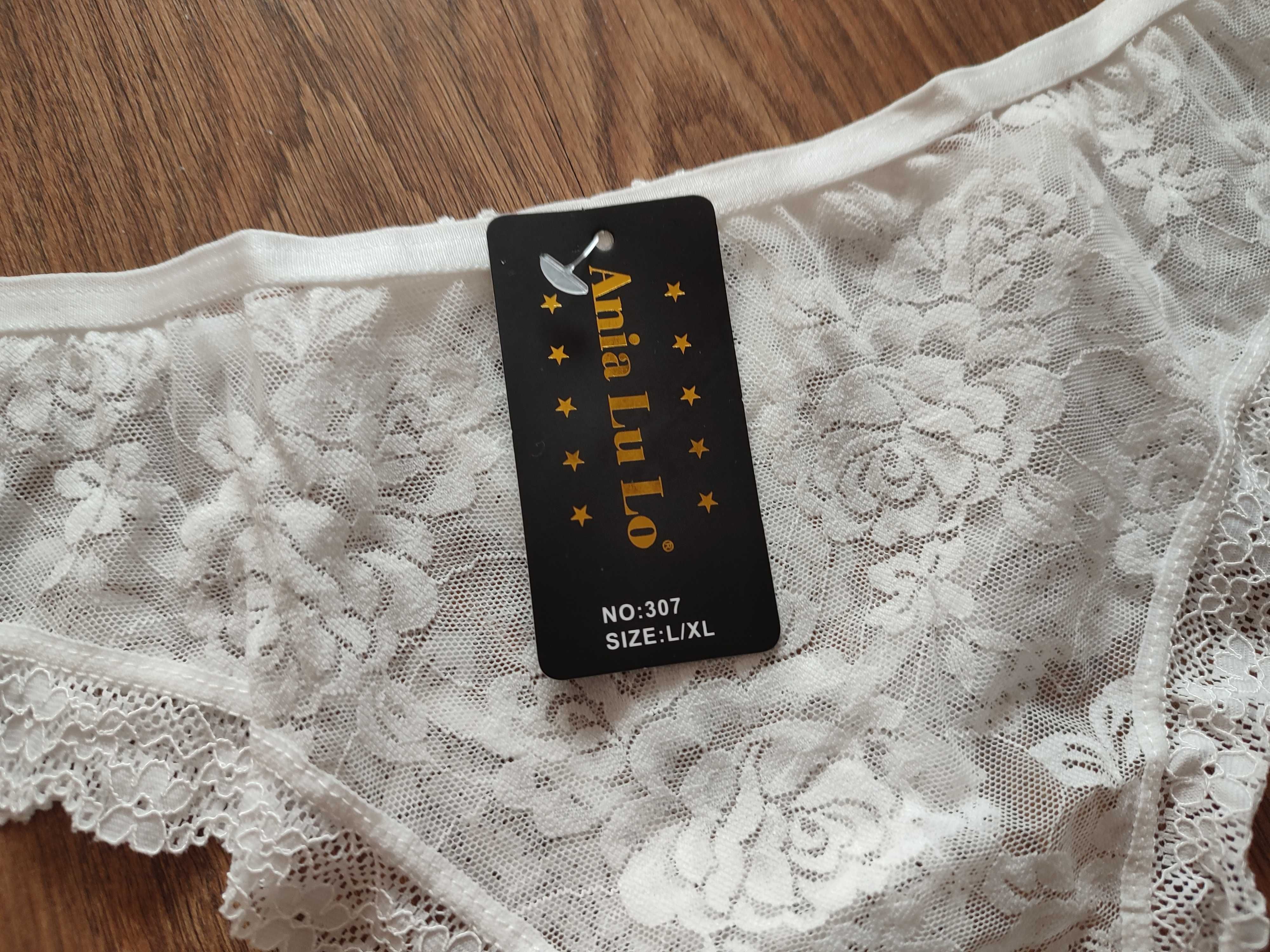 Nowe majtki stringi koronkowe rozmiar L/XL