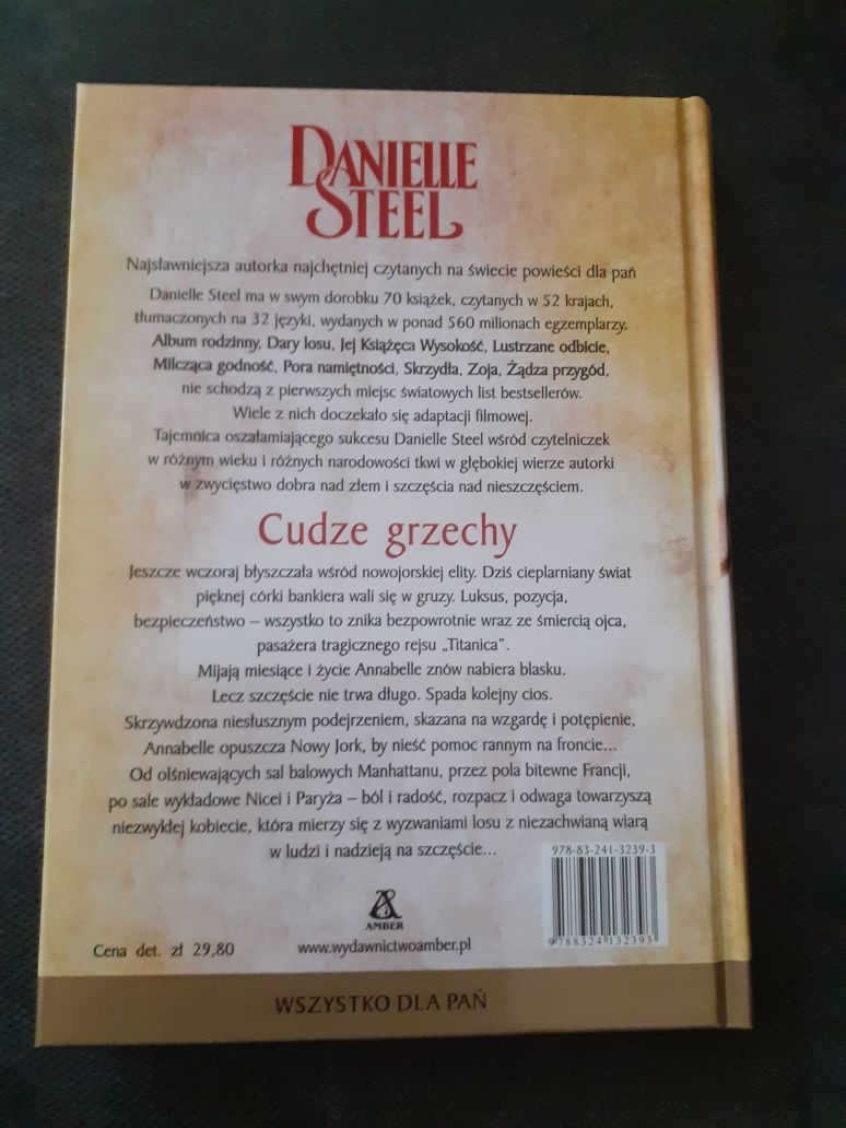 Danielle Steel Cudze grzechy książka romans