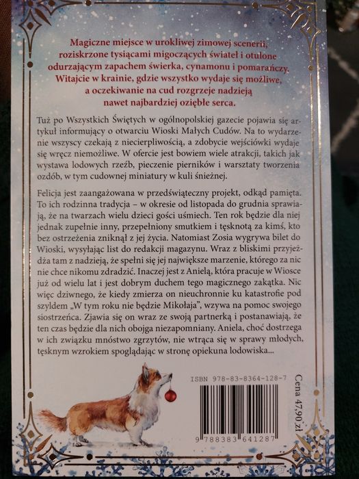 Świąteczna książka Aleksandra Rak Wioska małych cudów - NOWA barwione