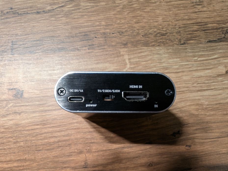 HDMI аудіо екстрактор HDMATTERS HDSAE4K-DC ARC 5.1 Toslink