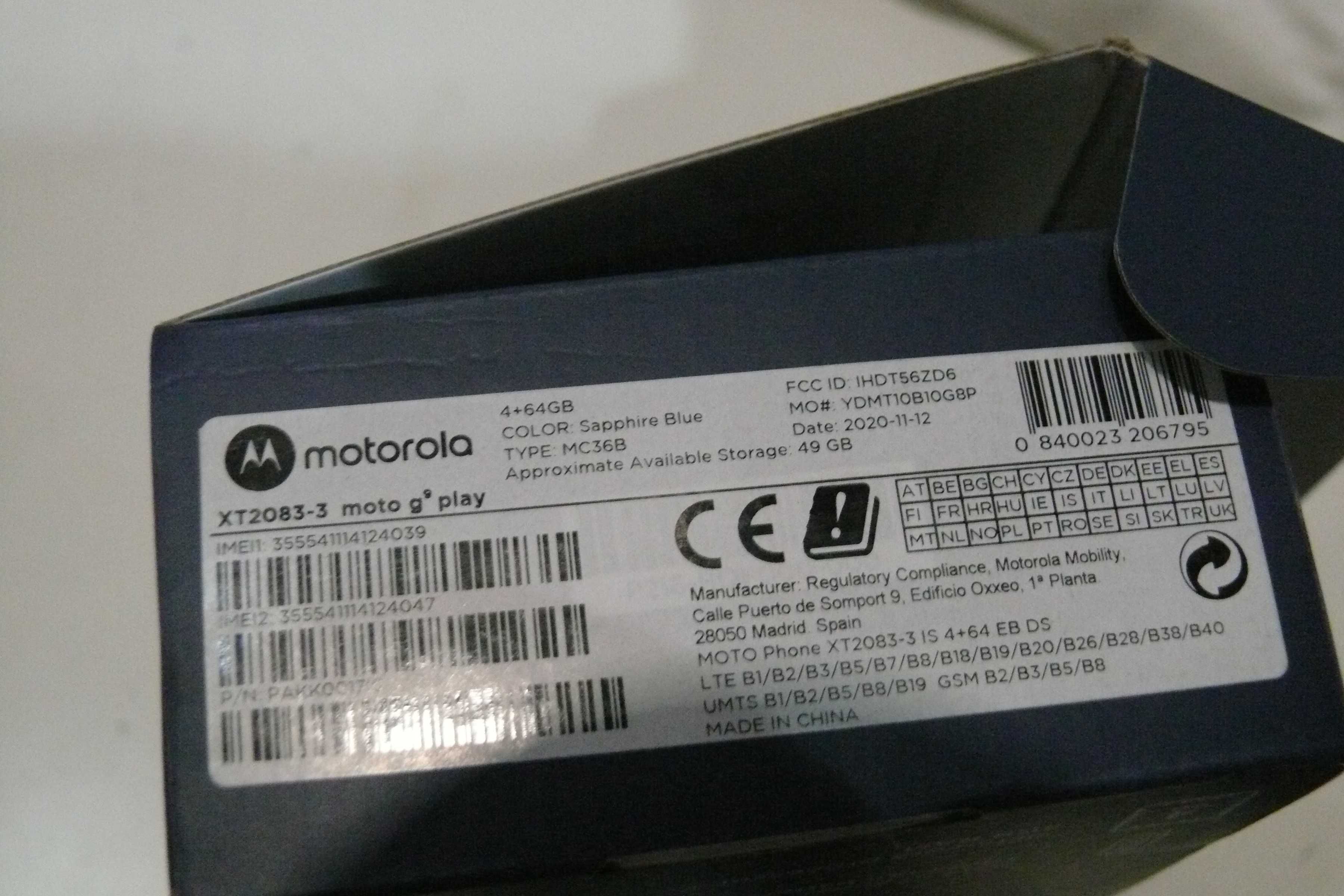 Motorola Moto G9 Play (XT2083-3)