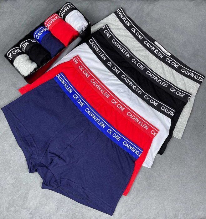Чоловічі боксери Calvin Klein One повномірні. Мужские трусы, хлопок