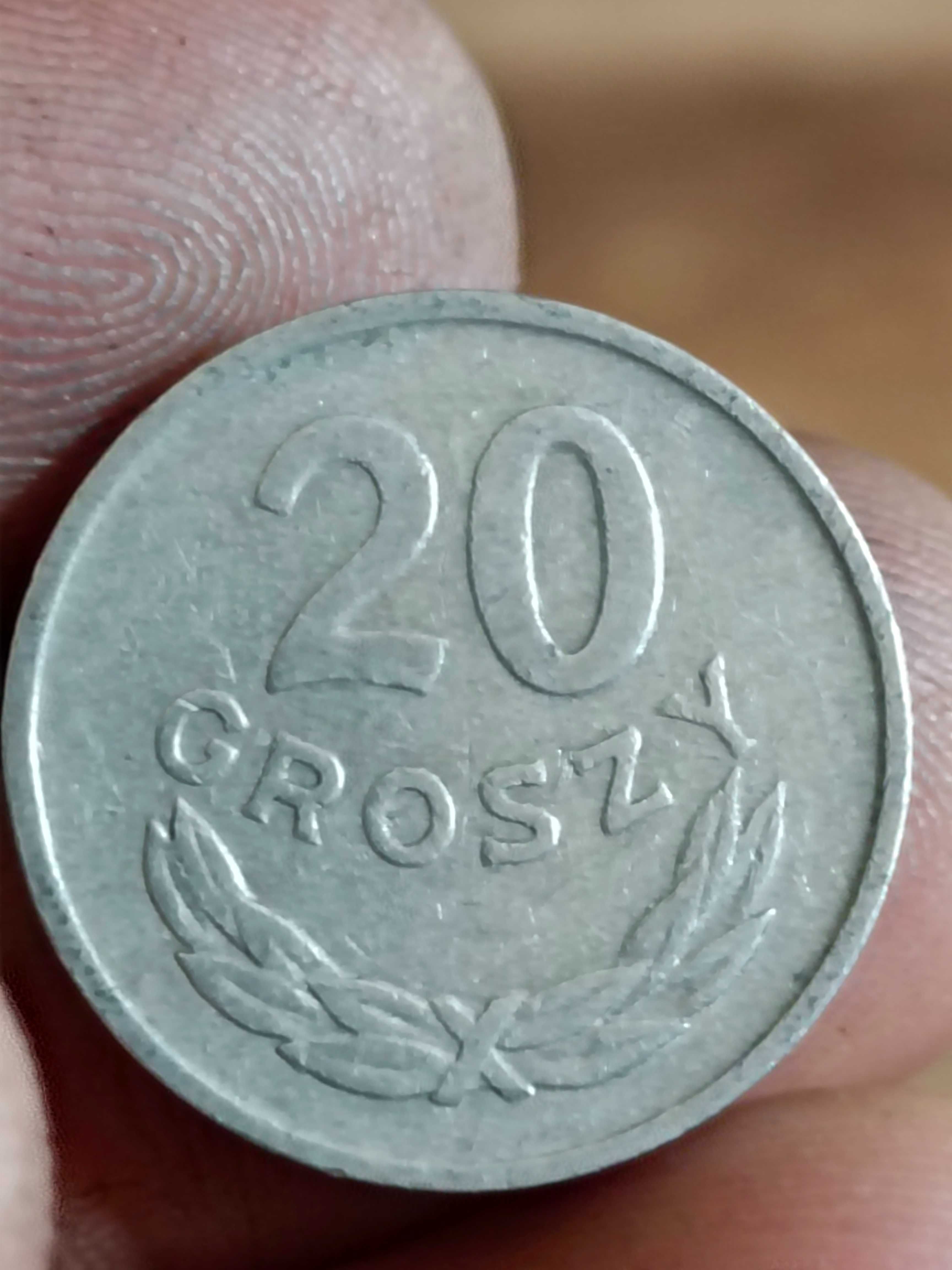 Sprzedam monete 20 groszy 1967 ze znakiem mennicy