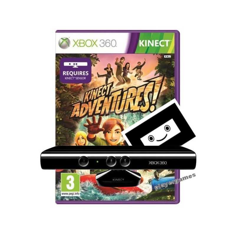 Kinect sensor do XBOX 360 w wersji slim + gra Kinect Adventures