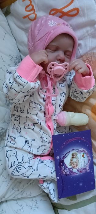 Nowa śliczna lalka typ reborn ok.50cm.