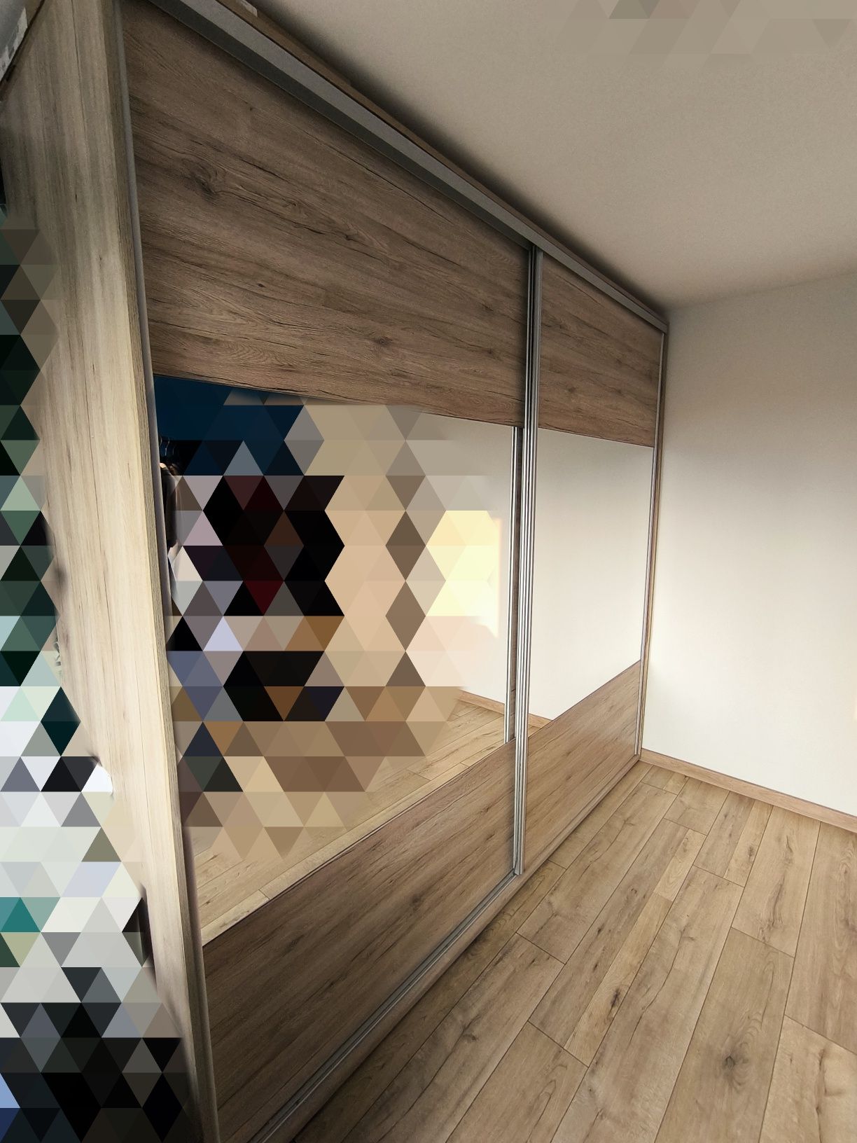 SALE !!! Solidna szafa przesuwna BRW duża 262 x 242 x 67