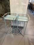 Stojak na kwiaty ikea zielony metalowy loft