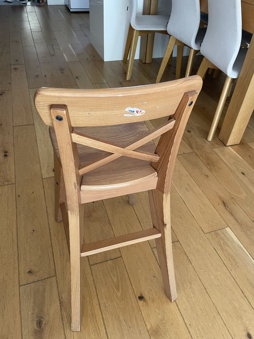 Krzeslo ikea ingolf dąb