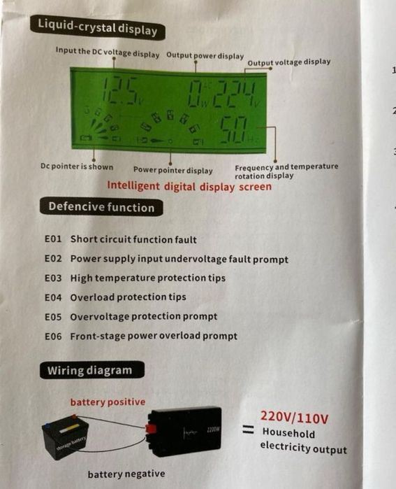 Inversor 5000w/12000