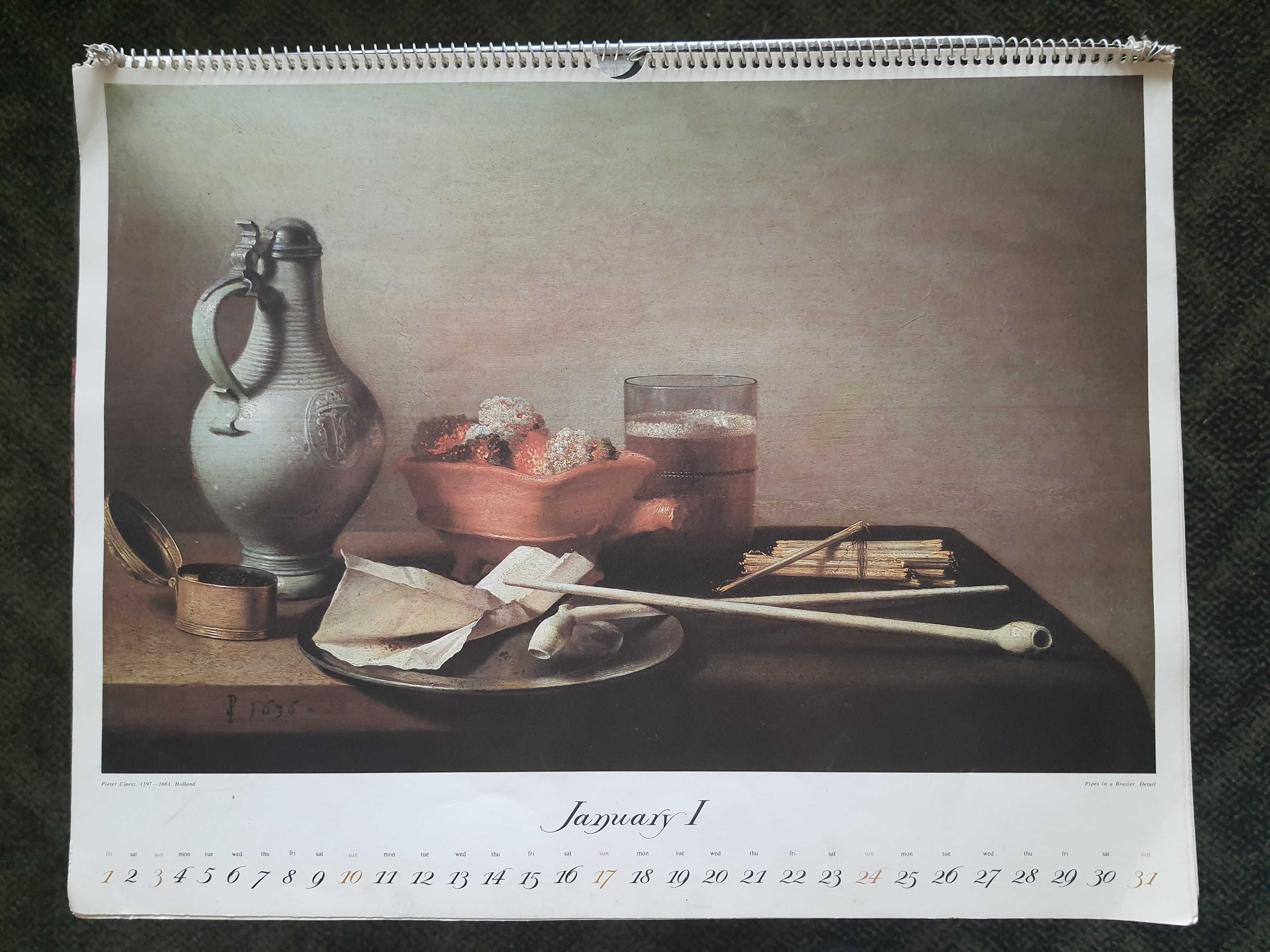 Календарь 1988 год
