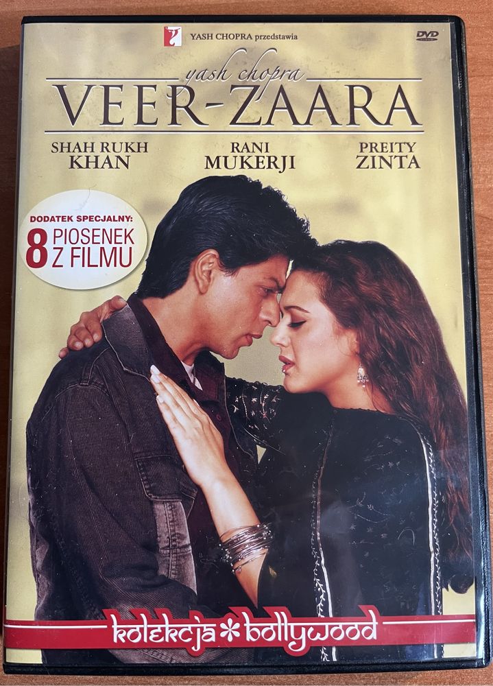oryginalna płyta DVD film „Veer-Zaara” kolekcja Bollywood