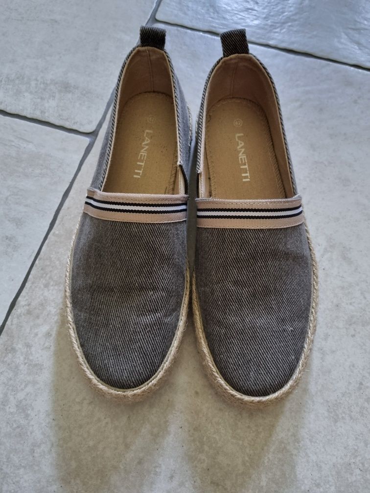 Espadryle Lanetti roz 42