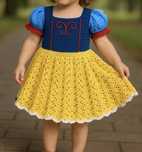 Vestido Branca de Neve em croche
