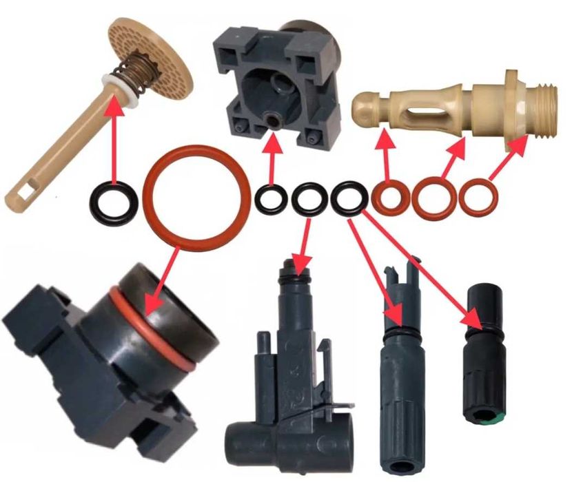 Ремкомплект прокладок кофемашини Saeco Magic/ Royal/ Vienna/ Trevi