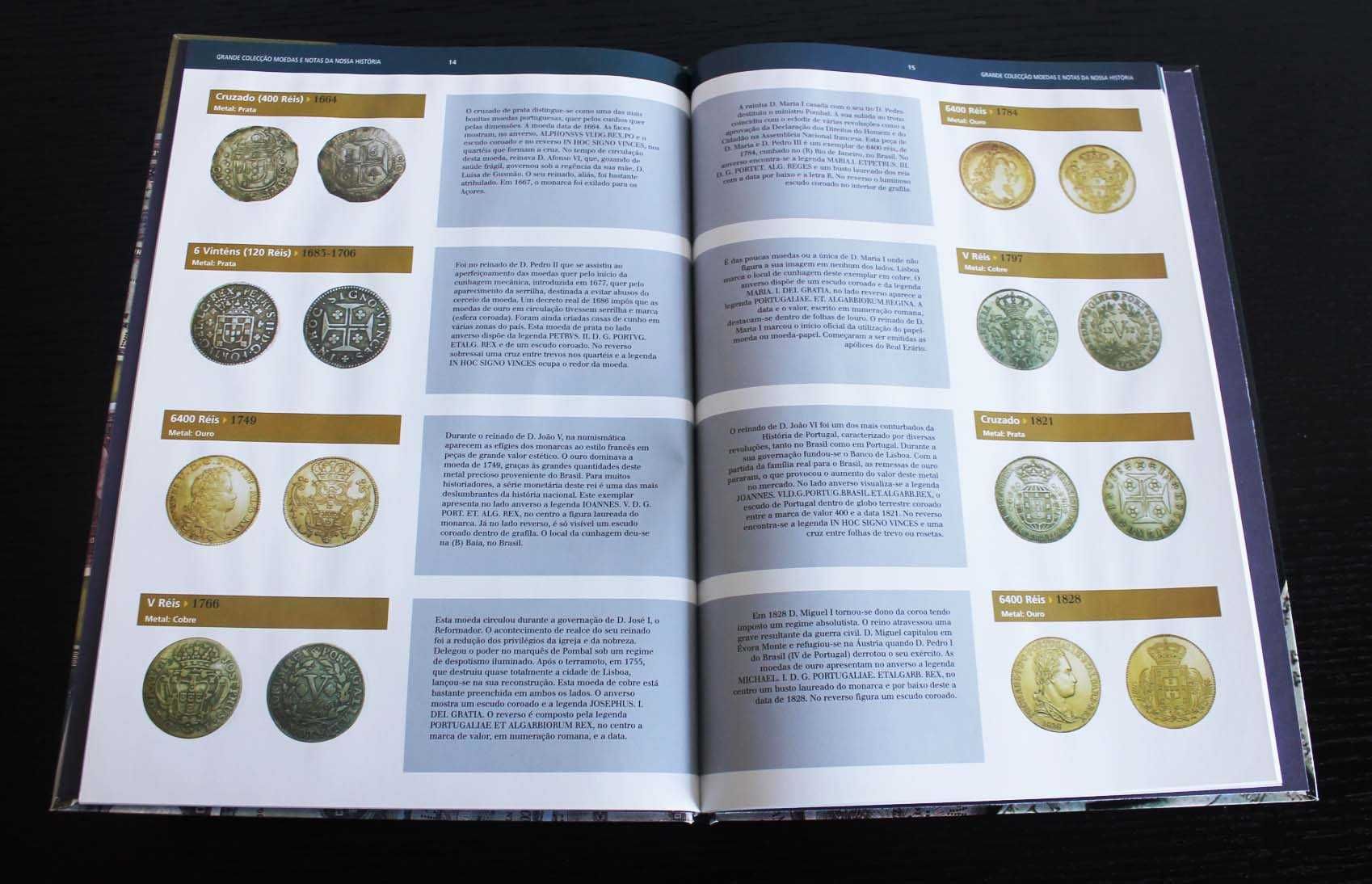 Grande colecção Moedas e notas da nossa história do JN