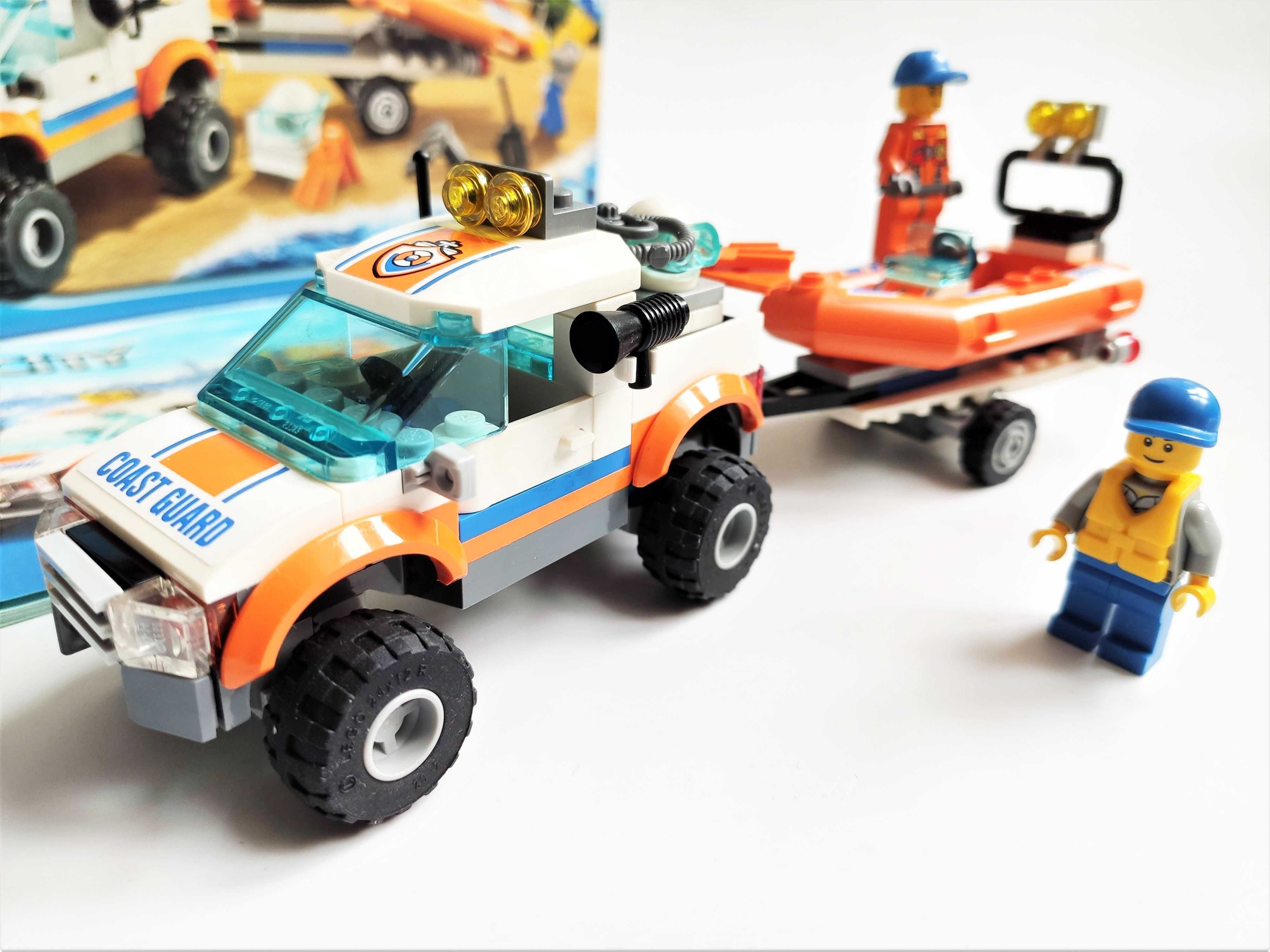 2015! Lego City 60012 Coast Guard 4x4 & Diving Boat (повний комплект)