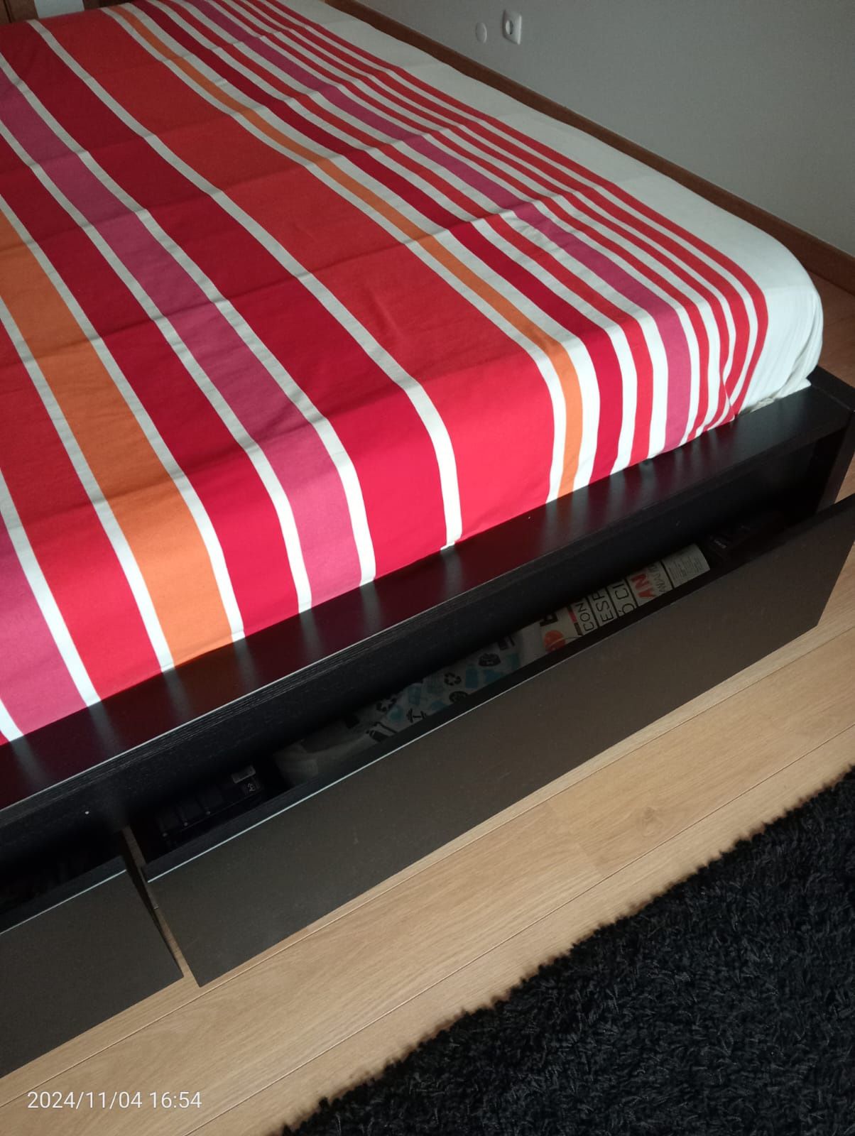 Cama Malm c/4 gavetões Ikea