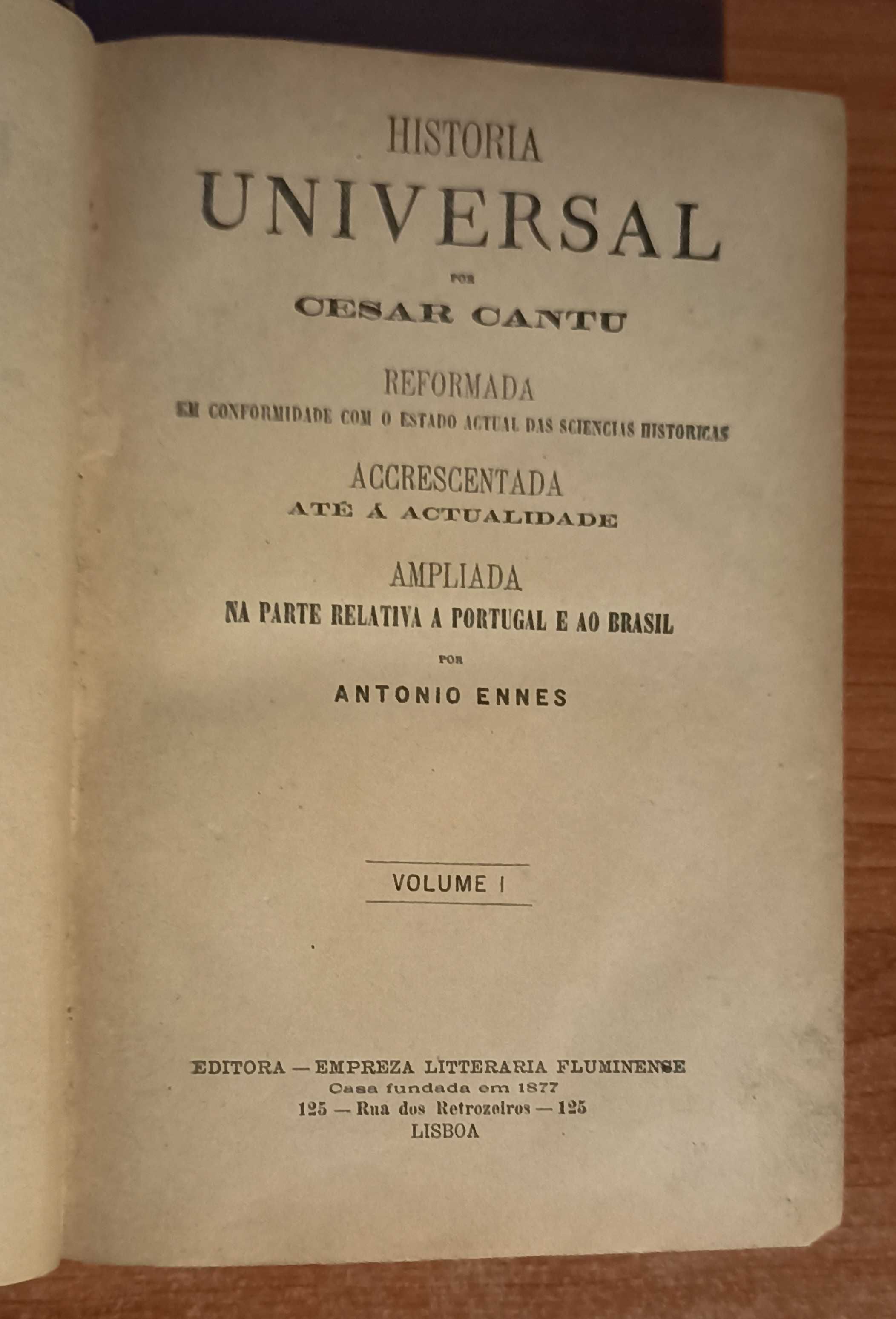 Historia Universal por Cesar Cantu Volume 1