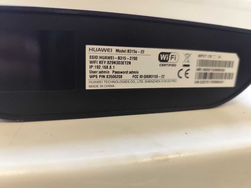 Router Huawei B315s-22 router na kartę sim 4G LTE WiFI USB