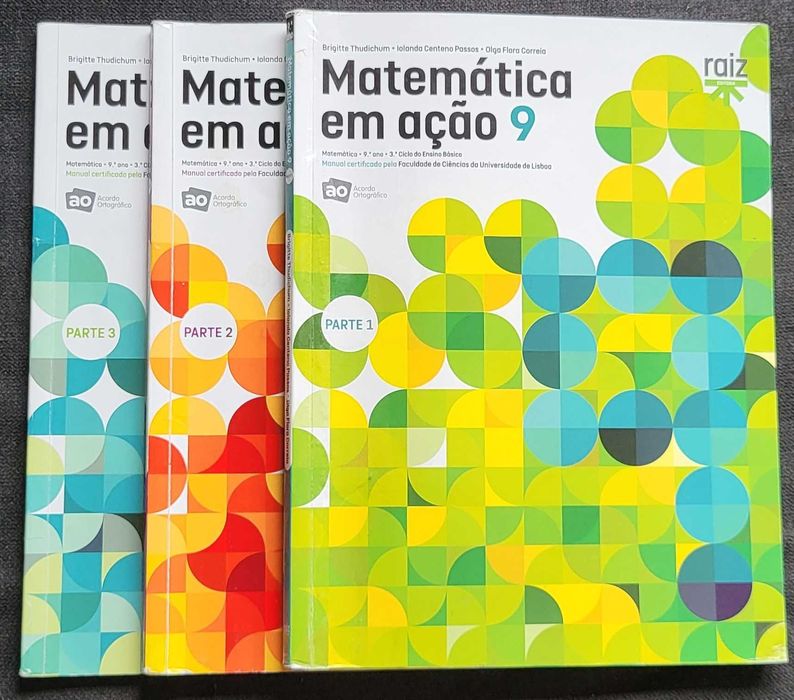 Manual Matemática em ação 9 ano 3 volumes