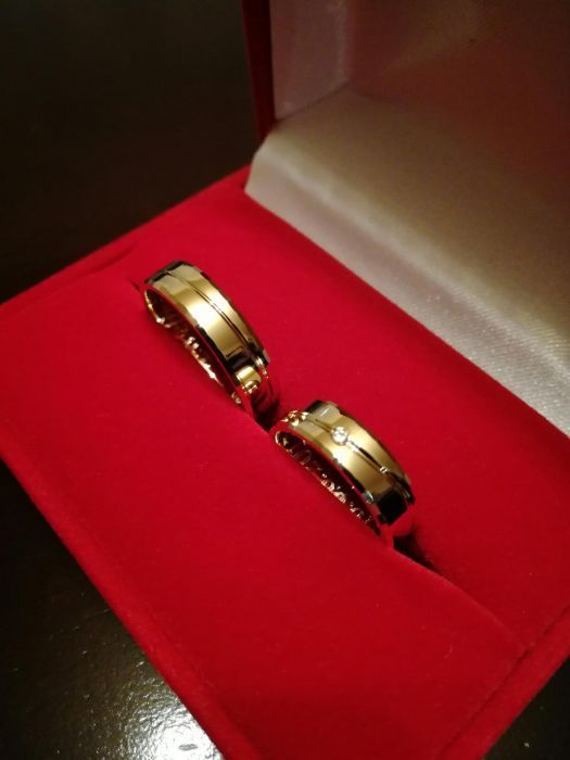 Złote Obrączki Ślubne - EKSKLUZYWNE, TANIO!! próba 585 - 14 karat !
