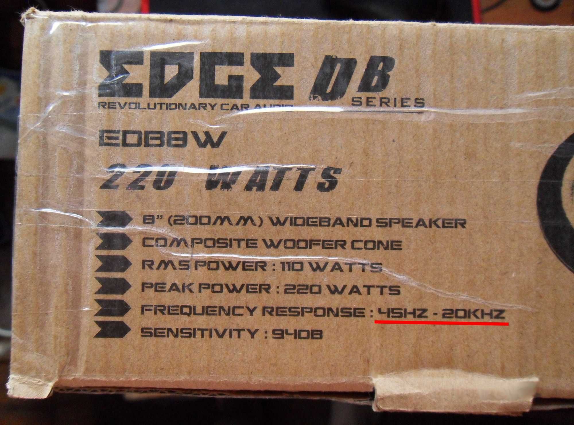 Широкополосная акустика EDGE EDB8W-E0