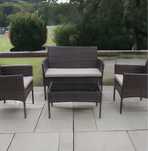 Meble ogrodowe technorattan sofa stolik fotele kolory