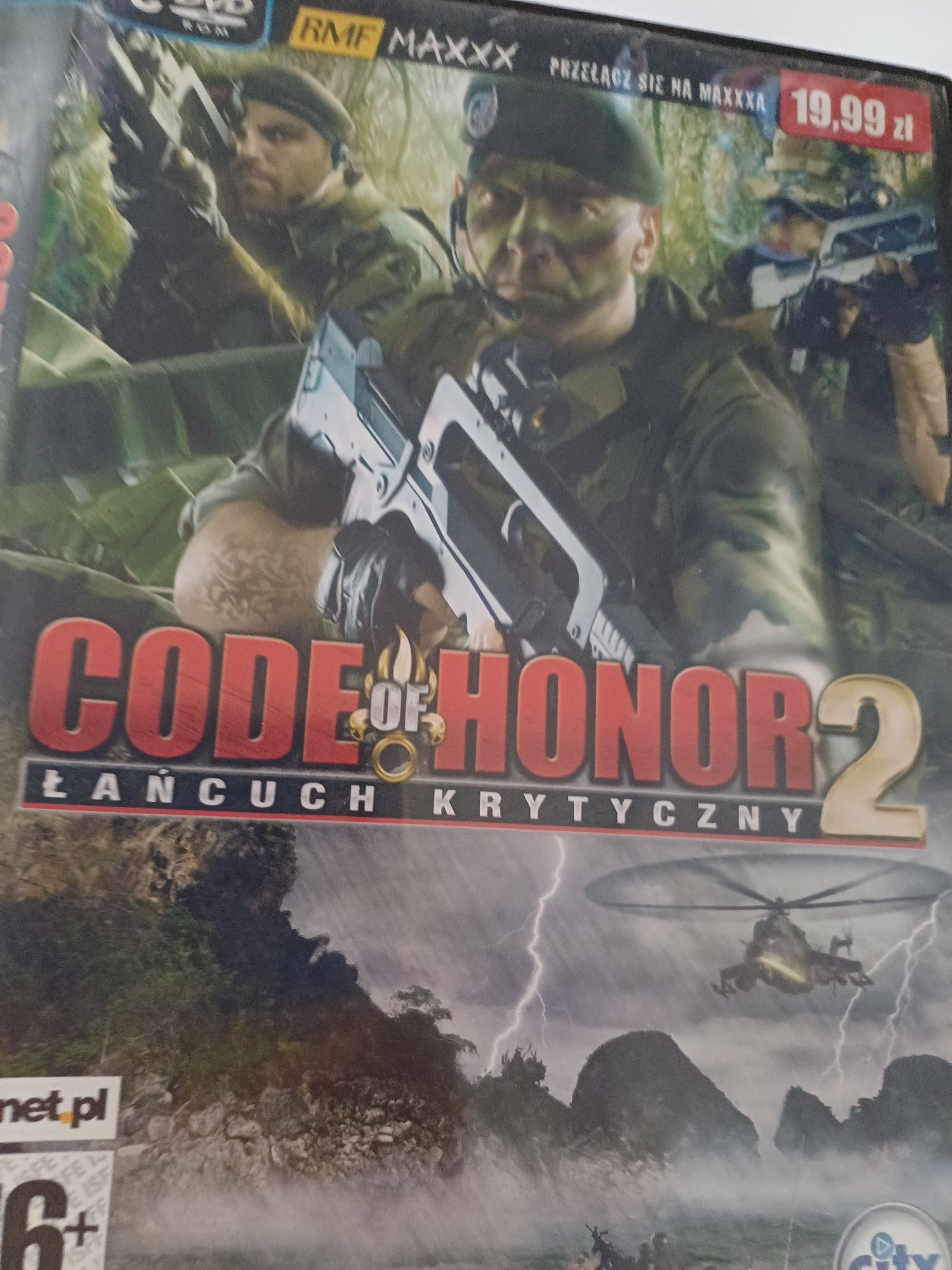 Gra pc dvd rom Code of Honor 2 łańcuch krytyczny
