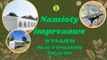 Namiot imprezowy z wyposazeniem
