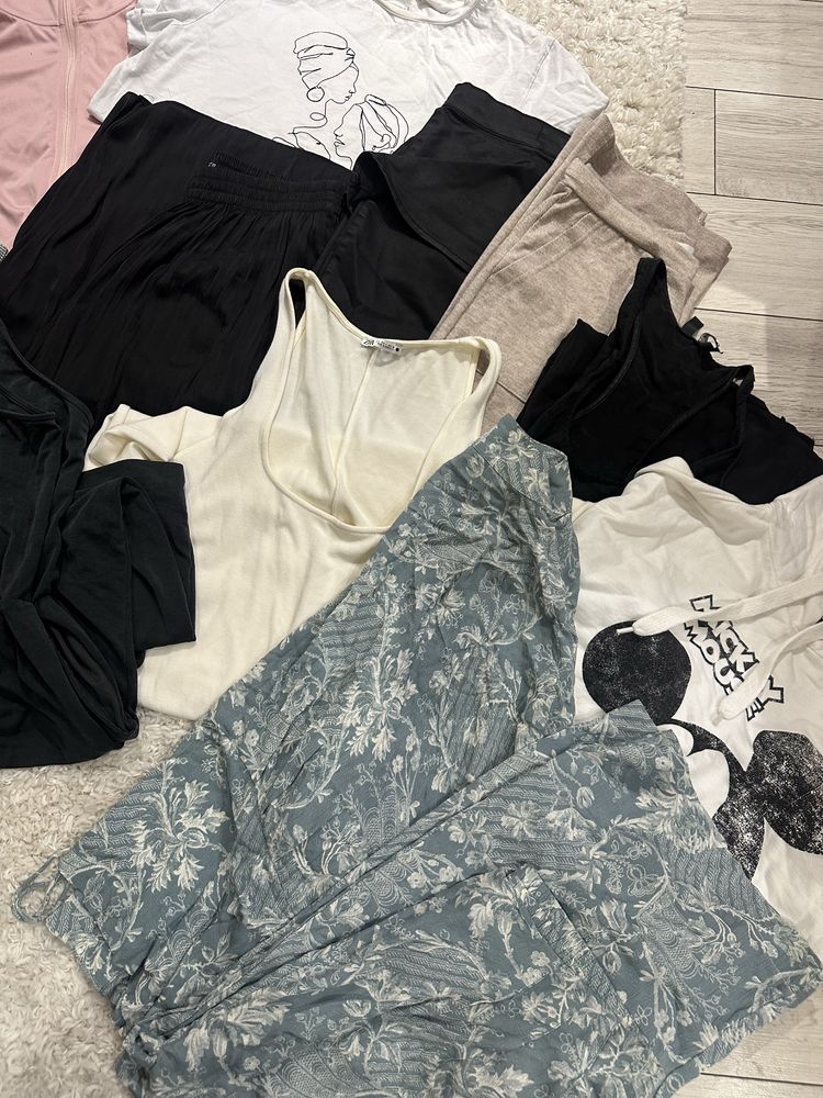 Zestaw firmowych ciuchow zara m/l