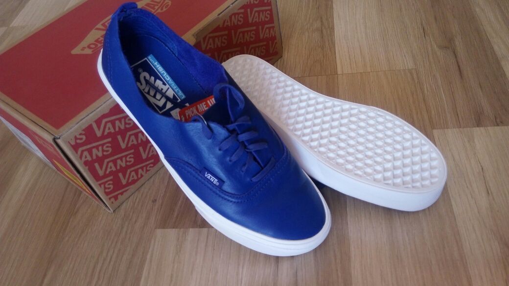 Vans Niebieskie GRATIS! 38,5 Oryginalne Trampki Sneakersy Buty Niskie