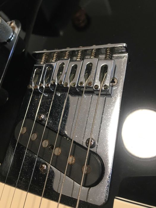 Fender Standard Telecaster MN WPG Black SS czarny Case Made in Mexico