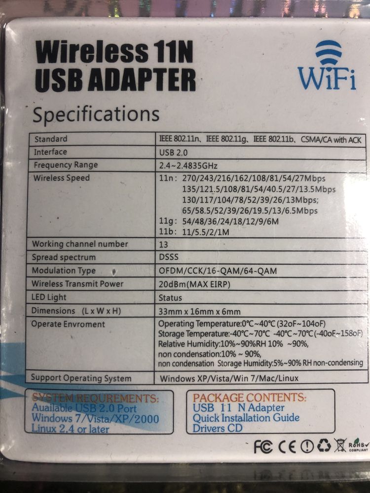 Wifi adapter для ПК та ноутбуків