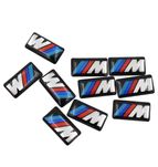 Наклейка с логотипом БМВ М для дисков и руля Шильдик BMW M на диск 4шт