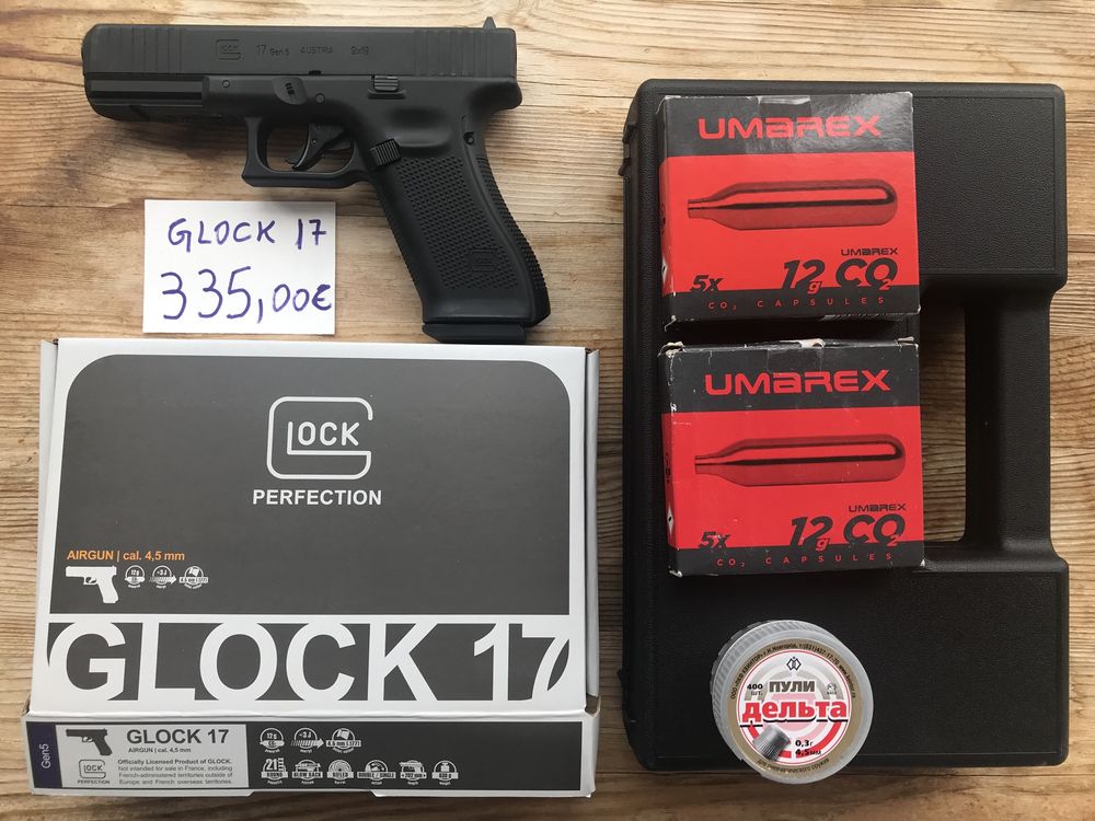 Pistolas Pressão de ar CO2 Blowback Beretta PX4 - GLOCK 17 GEN5 CHUMBOS - SwissArms PT92 METAL Automática