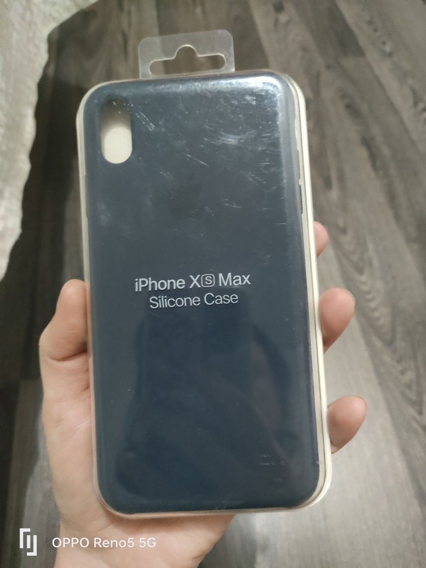 Case do iphone XS max granatowy