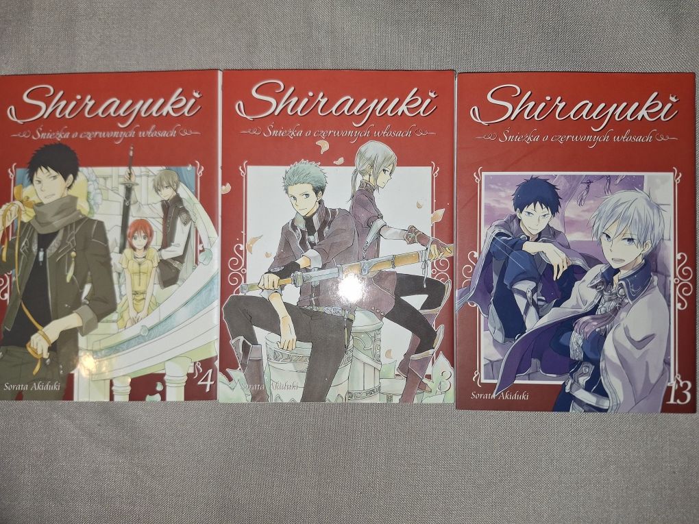Shirayuki Śnieżka o czerwonych włosach tom 3 i 4