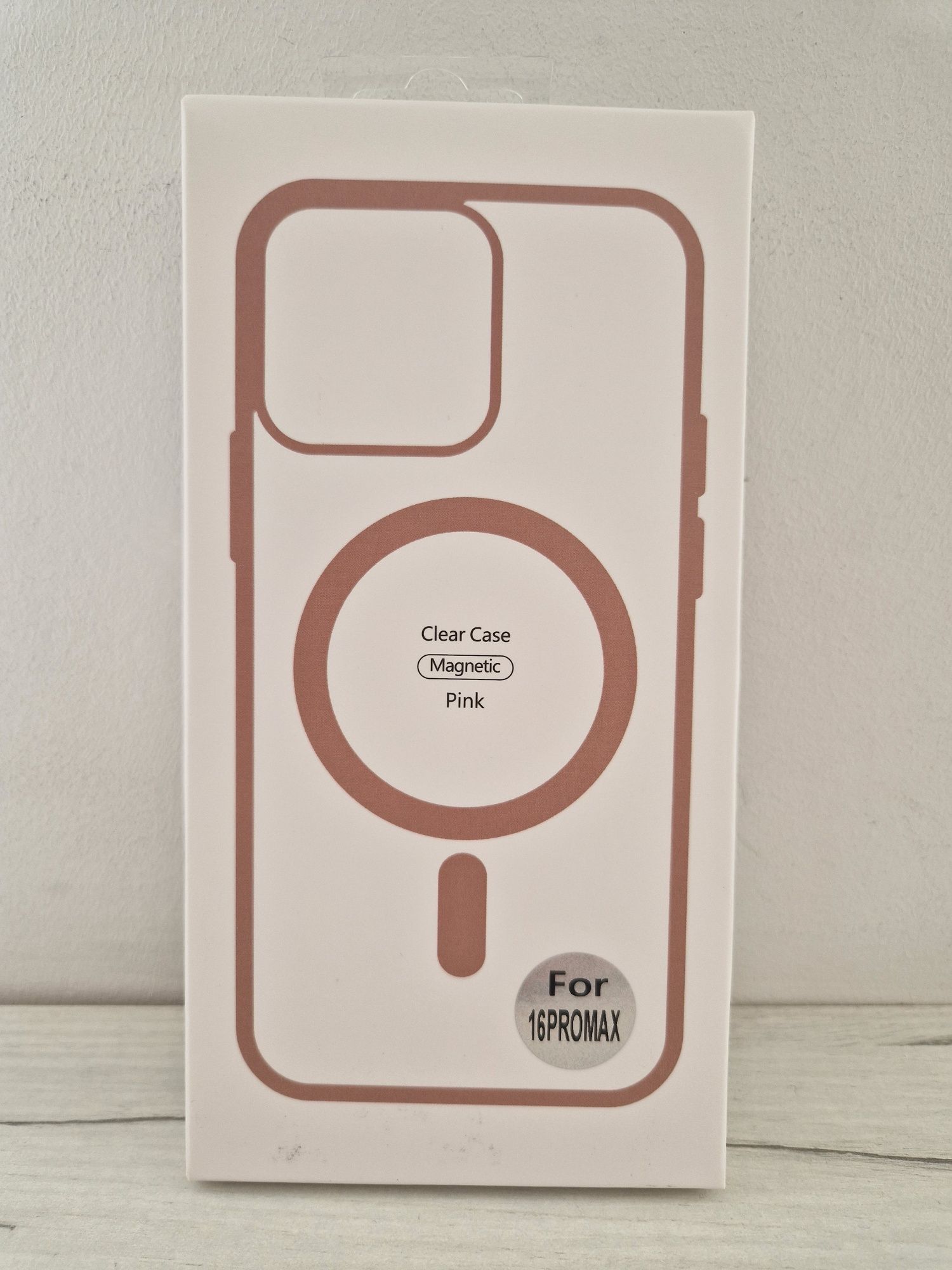 Acrylic Color Magsafe Case do Iphone 16 Pro Max jasnoróżowy