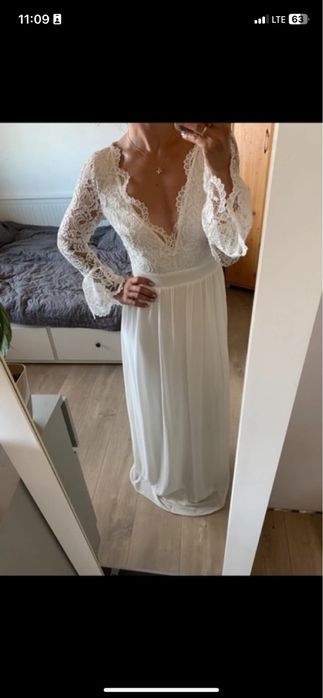Suknia ślubna koronkowa rozmiar 36/38